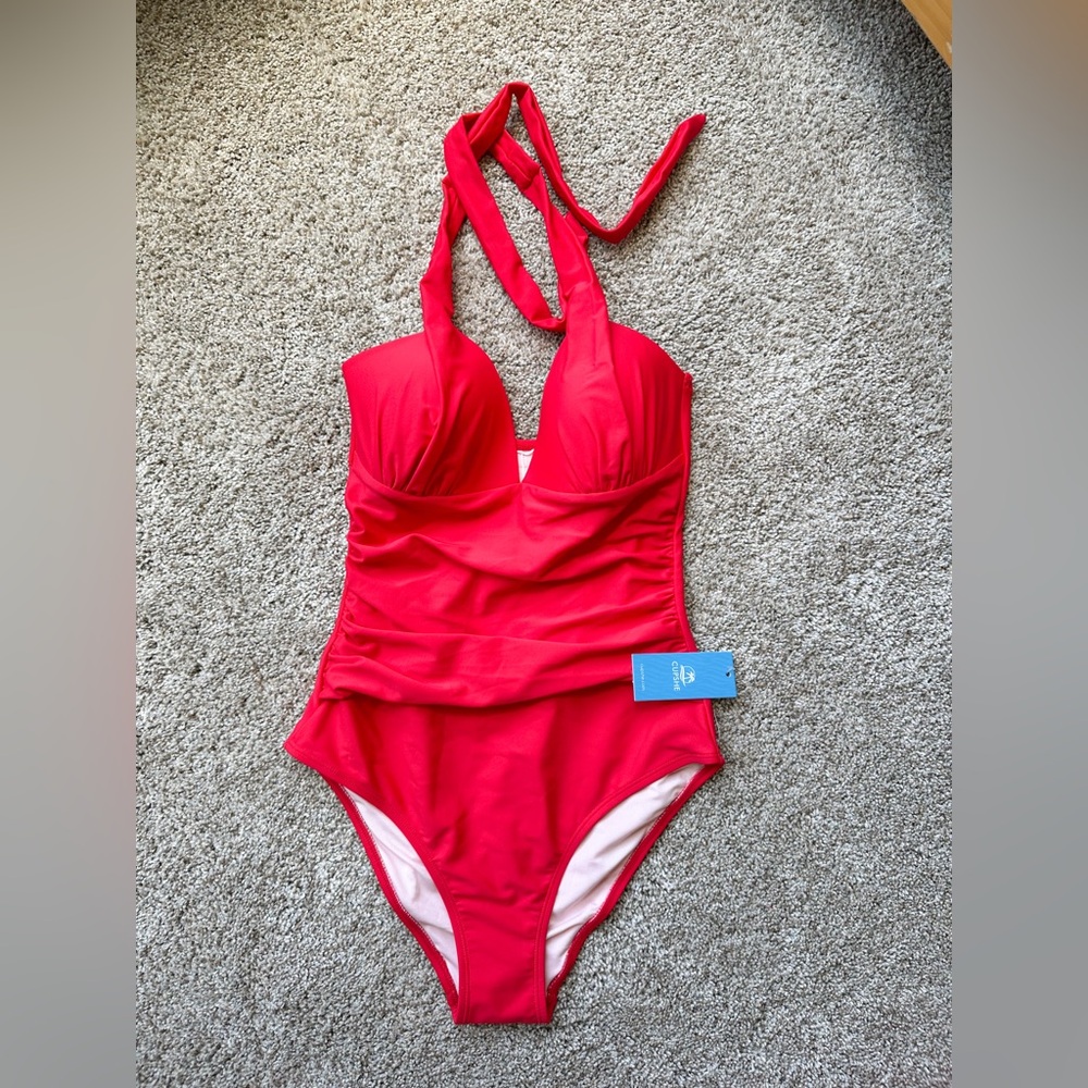 Cupshe Red One Piece Swimsuit